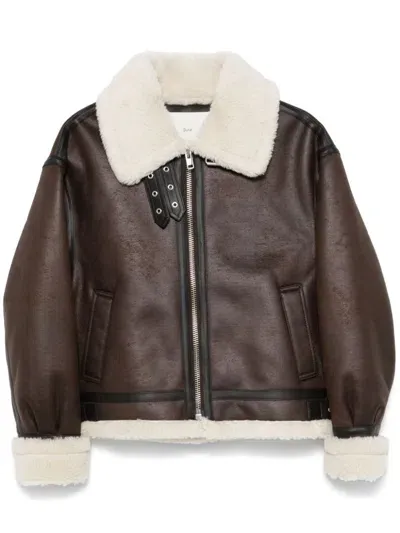 Dunst Shearling Jacket In Brown