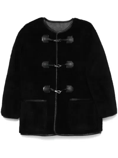 Dunst Shearling Jacket In Black