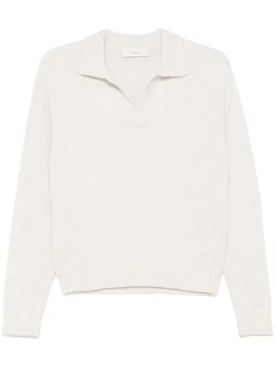 Dunst Spread-collar Sweater In Neutral