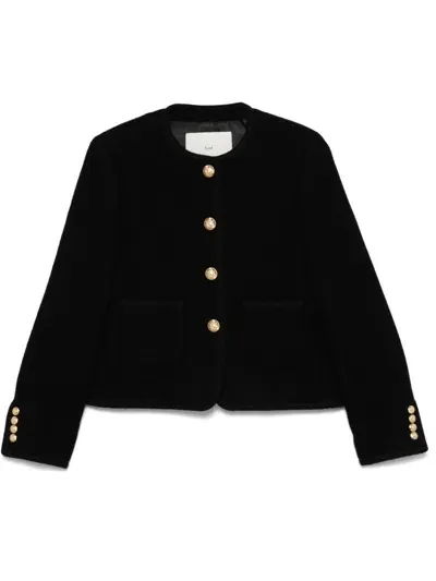 Dunst Tweed Jacket In Black