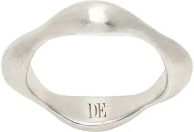 Dunton Ellerkamp Silver Owen Thin Ring In Sterling Silver