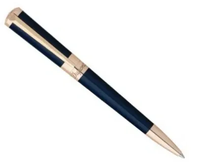 Dupont Writing Penne S-t- Dupont Mod. 465009 Gwwt1 In Black