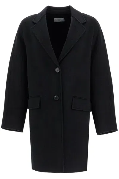 Dynamis Studio Cappotto Monopetto Oxford In Black