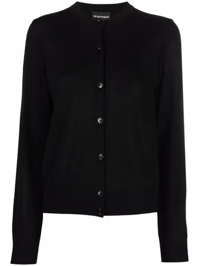 E 'clat Wool Cardigan In Black