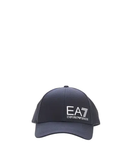 Ea7 Baseball Cap In Dark Blue