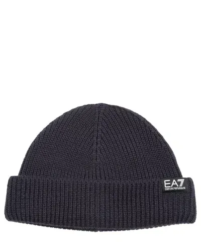 Ea7 Beanie In Blue