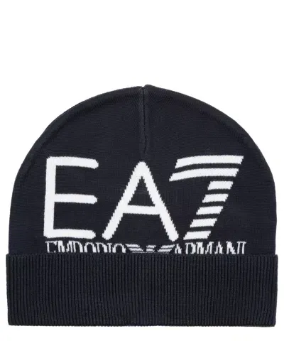 Ea7 Beanie In Blue