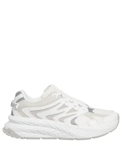 Ea7 Crusher Distance Sneakers In White