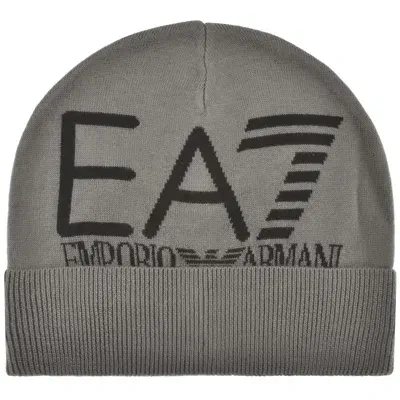 Ea7 Emporio Armani Beanie Hat Grey