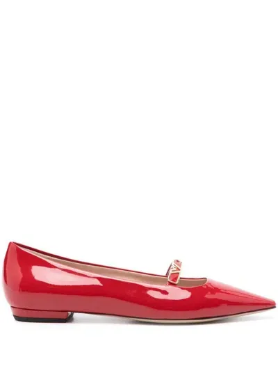 Ea7 Flats In Red