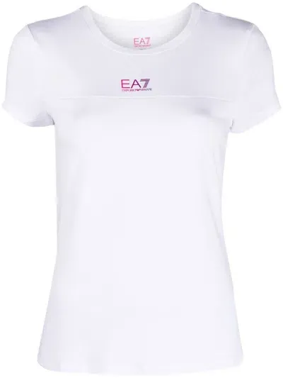 Ea7 T-shirt In White