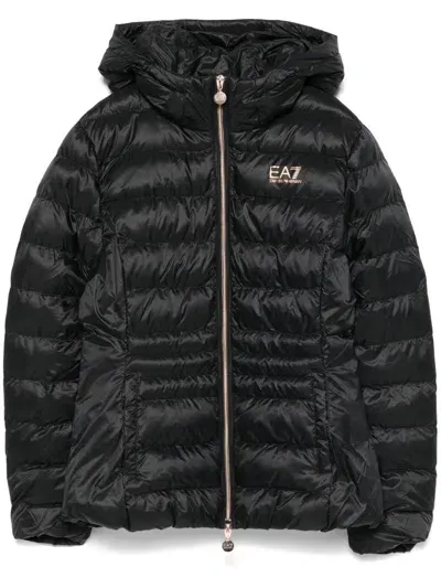 Ea7 Padded Jacket In Black