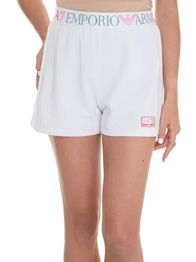 Ea7 Shorts In White