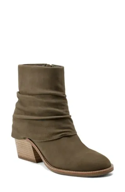 Earth ® Savvy Ruched Bootie In Green