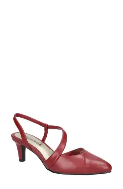 Easy Street Women's Emerald Slingback Pumps In Red