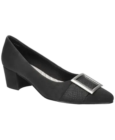 Easy Street Women's Cider Block Heel Pumps In Black Matte