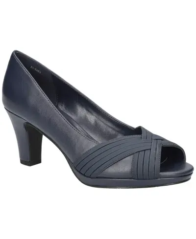 Easy Street Women's Lavish Platform Pumps In Navy