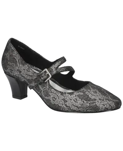 Easy Street Women's Meryl Mary Jane Pumps In Silver Lace