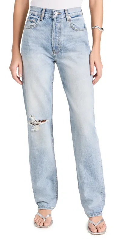 Eb Denim High Rise Straight Jeans Highland