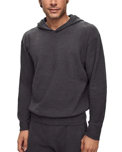 Eberjey Boucle Pullover Hoodie In Graphite