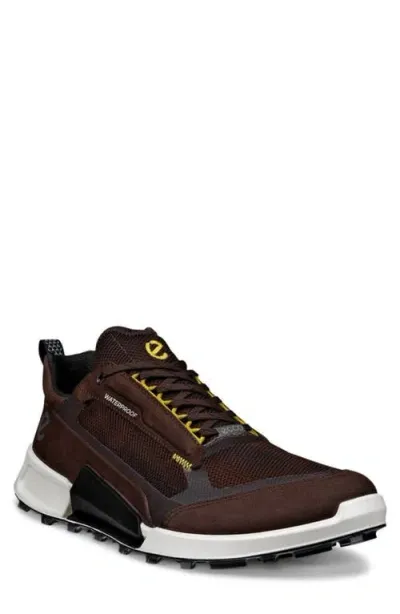 Ecco Biom 2.0 X Mtn Waterproof Sneaker In Mocha Nubuck,mocha,black