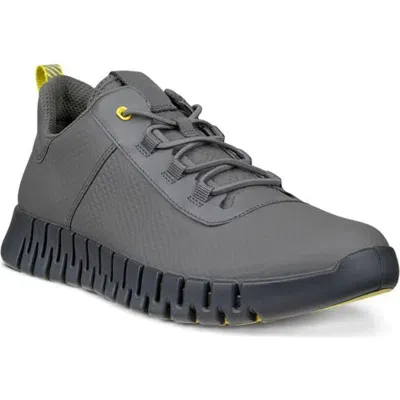 Ecco Gruuv Sneaker In Steel/steel/buttercup