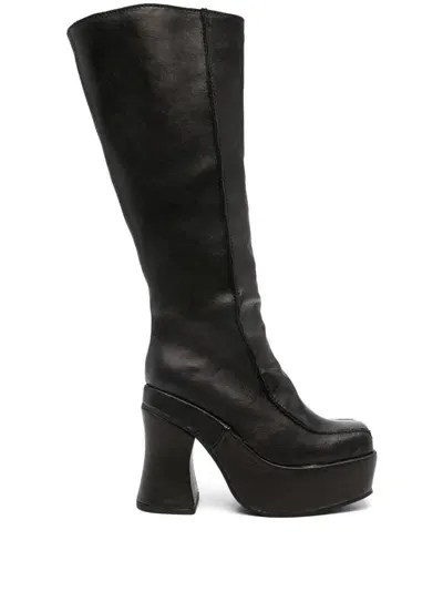 Eckhaus Latta 120mm Climax Boots In Black