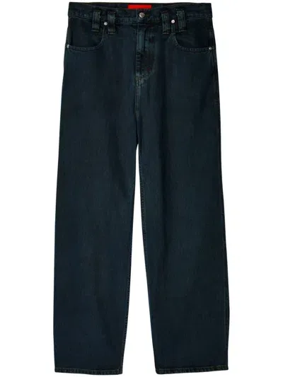 Eckhaus Latta Baggy Jeans In Blue