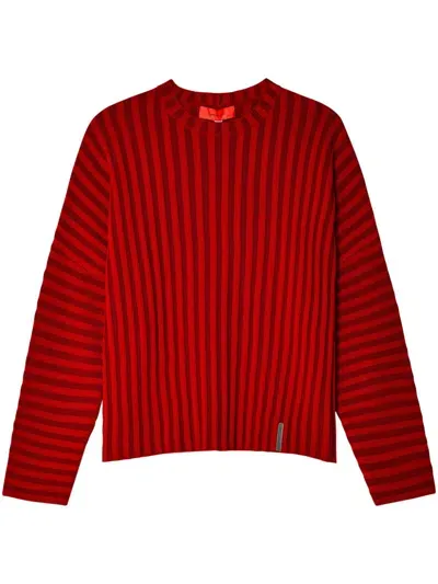 Eckhaus Latta Keyboard Sweater In Red