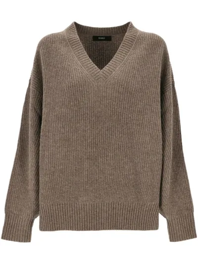 Ecoalf Sweaters In Brown Melange