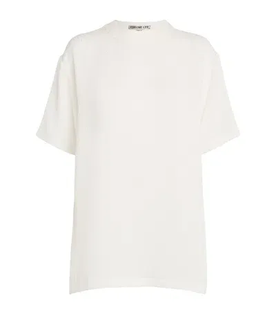 Edeline Lee Oversized T-shirt In Ivory