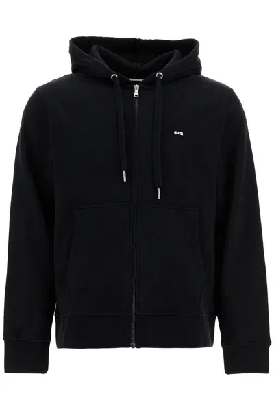 Eden Park Cotton Hoodie With Hood In Black