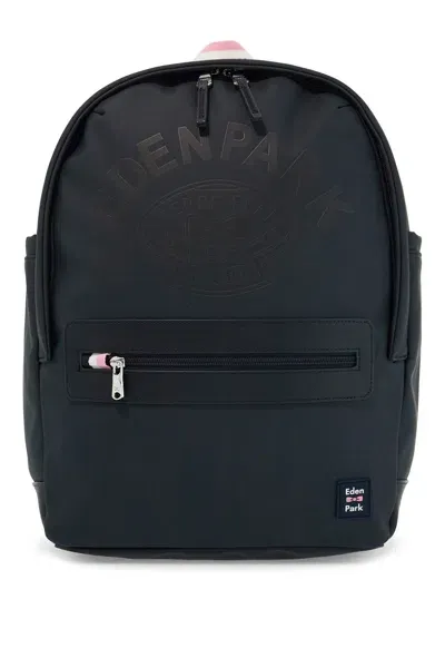 Eden Park Zaino Rugby Serigrafato In Black