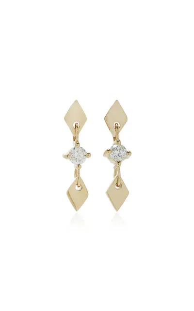 Eden Presley Shine 14k Yellow Gold Diamond Earrings