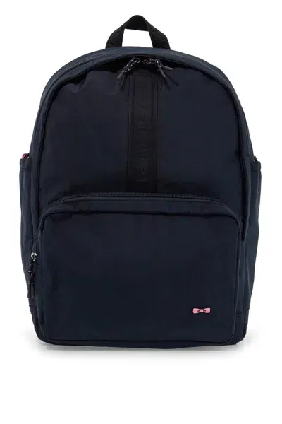 Eden Park Technical Canvas Backpack With Branded Tape Trim