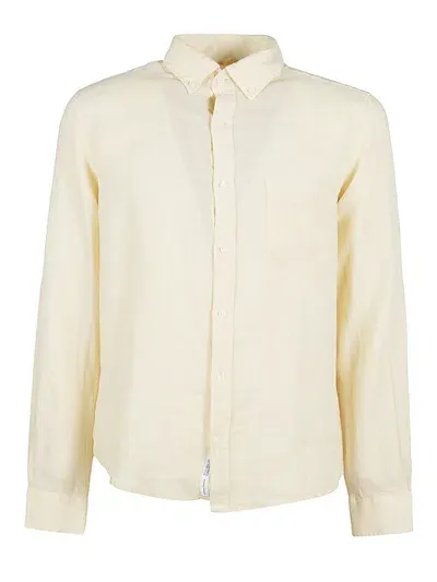 Edmmond Studios Linen Shirt In Beige