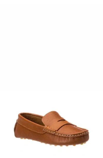 Elephantito Kids' Lakke Driving Loafer In Tan