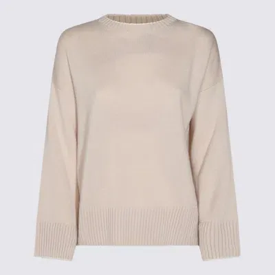 Eleventy Beige Wool Knitwear In Multicolor