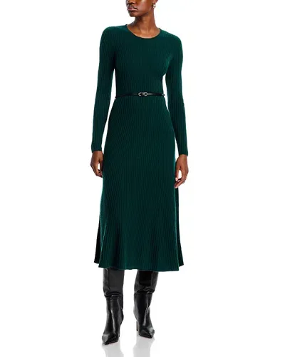 Elie Tahari The Sabrina Cashmere Sweater Dress In Juniper