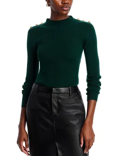 Elie Tahari The Yana Sweater In Juniper