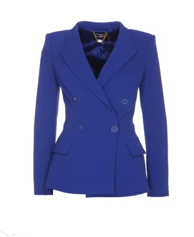 Elisabetta Franchi Jacket In Blue