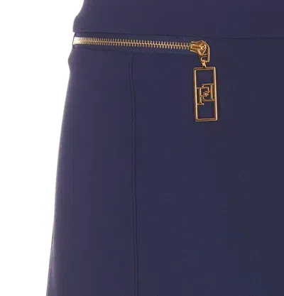 Elisabetta Franchi Trousers In Blue