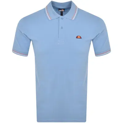 Ellesse Rooks Short Sleeve Polo T Shirt Blue