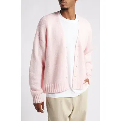 Elwood Jagger Cardigan In Baby Pink