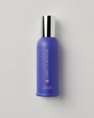 Emma Lewisham Illuminating Face & Body Oil In Blue