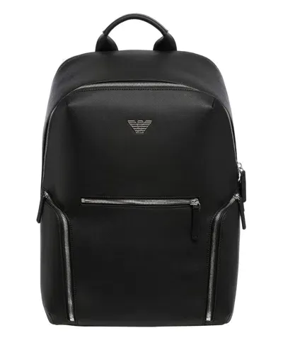 Emporio Armani Backpack In Black