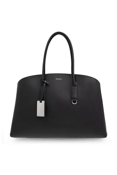 Emporio Armani Bag In Shopper Style In Black