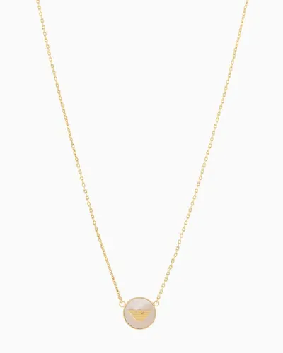 Emporio Armani Gold-tone Brass Pendant Necklace