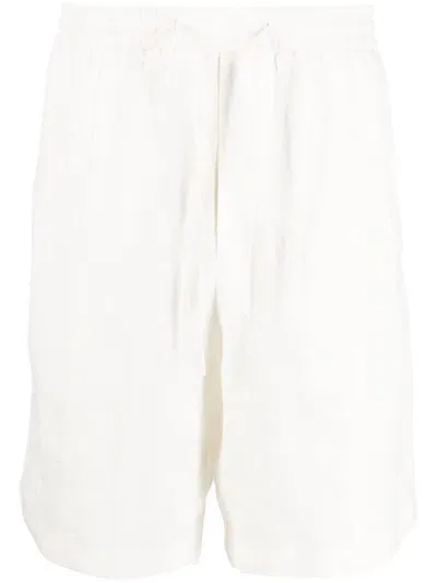 Emporio Armani Linen Trousers In White