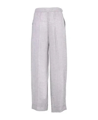 Emporio Armani Trousers In Grey